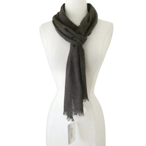 FALCONERI Lightweight cashmere scarf NWT brown